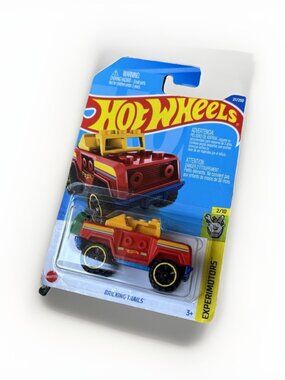 2021 Hot Wheels Car "BRICKING TRAILS " #27/250 Red Truck Collectable Toy NEW